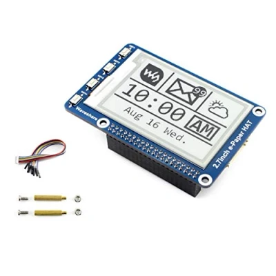 Image de Waveshare 264x176 Resolution 2.7 inch E Paper Display Hat Ink Screen LCD Module SPI Interface with Embedded Controller for Raspberry Pi 2B 3B 3B+ 4B Zero W/Arduino/STM32/Jetson Nano