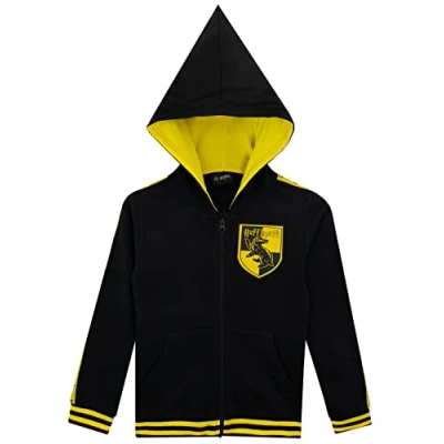 Image de Harry Potter Pointue Hufflepuff Sweat à Capuche avec Noir 7 8 Ans