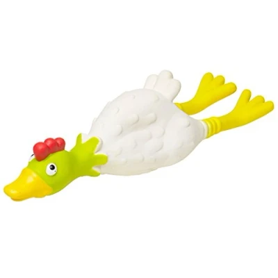 Image de Petface Jouet pour Chien, Poulet couinant, en Latex