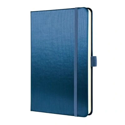 Image de SIGEL CO402 Conceptum Carnet de notes, à carreaux, environ A5, bleu, couverture rigide, 194 pages