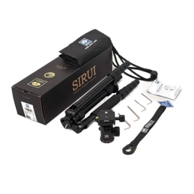 Image de Sirui NT 1005X Universal Voyage Trépied en Aluminium Compact avec Monopode Jambe et E 10 Rotule