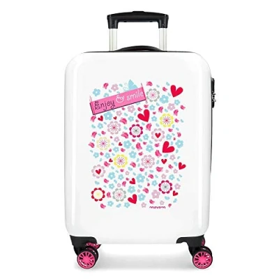 Image de Movom Happy Time Valise Trolley Cabine Multicolore 37x55x20 cms Rigide ABS Serrure à combinaison 32L 2,5Kgs 4 roues doubles Bagage main
