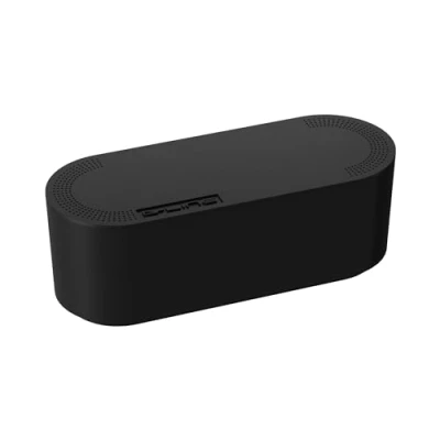 Image de D Line EU/CTUSMLB/SW Boîte de Rangement pour Câbles, Cache Câble, Multiprise, Garder les Câbles Bien Rangés Noir, Petite