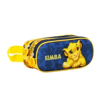 Image de Karactermania LION KING Simba 3D Double Trousse pour enfants, Taille: One Size, Azul oscuro