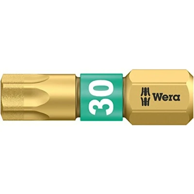 Image de Wera 05134378001 867/1 Embouts TORX BDC SB, TX 30 x 25 mm, Or/vert