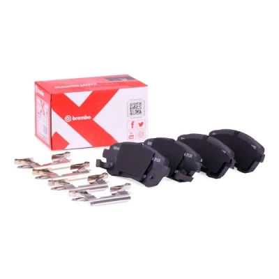 Image de BREMBO P 16 013X Jeu de plaquettes frein avec indicateur d&#039;usure accessoires SUZUKI: SWIFT 5, 4, Baleno II 3/5 portes