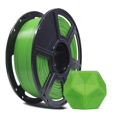 Image de FLASHFORGE Filament PLA PRO pour imprimante 3D, 1,75 mm, bobine de 1 kg, précision dimensionnelle +/ 0,02 mm 3D FDM, meilleure ténacité et pas nœuds (vert)