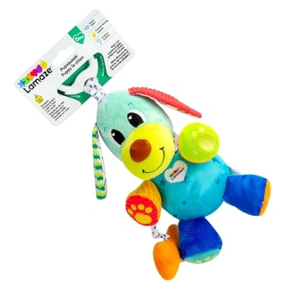 Image de LAMAZE Pupsqueak, Clip on Pram and Pushchair Newborn Baby Toy, Sensory Toy for Babies Boys Girls from 0 to 6 Months