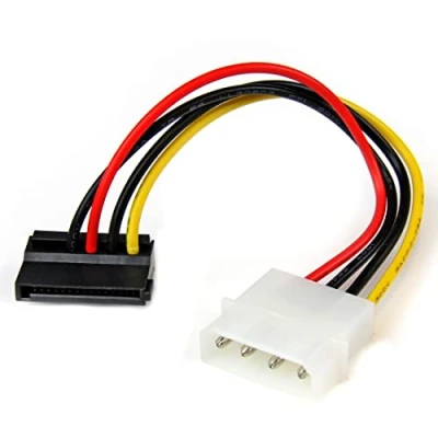 Image de Adaptateur secteur STARTECH.COM LP4 vers SATA à angle gauche 15 cm