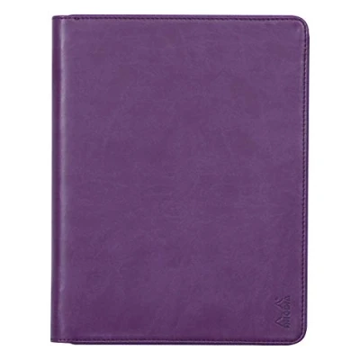 Image de RHODIA 168105C Conférencier Porte Documents Violet pour Bloc Notes et Carnets A5 ou A5+ Dimensions Fermé19,5x25,5 cm Pochette Tablette Simili Cuir Premium