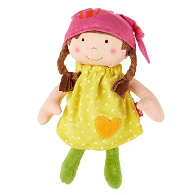 Image de Sigikid Poupée Petite avec Robe Jaune Chiffon, Recommandé à partir de 6 Mois, 39411, Taille Unique