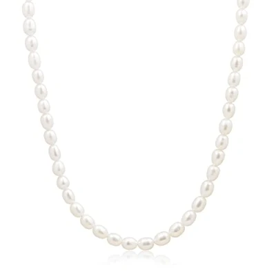 Image de COAI Collier Perle d’Eau Douce Naturelle Chaîne Ajustable Acier Inoxydable