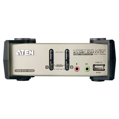 Image de Aten CS1732B kvm 2 ports VGA/USB/Audio + hub et OSD