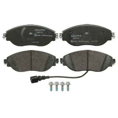 Image de DELPHI LP3389 Jeu de plaquettes frein contact signal d&#039;usure inclus avec tôle anti bruit accessoires SEAT: Leon III 3/5 portes