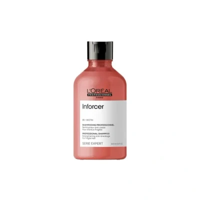 Image de L&#039;Oréal Professionnel, Shampoing Renforçateur, Cheveux Abîmés &amp; Fragiles, Restaure, Apporte Force, Souplesse Brillance, Inforcer, Enrichi en Vitamine B6 Biotine, Serie Expert, 300 ml
