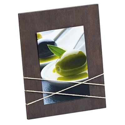 Image de Walther Design Cadre photo marron jusqu’à 13 x 18 cm Portrait en Bois avec Porte Cordon La Casa YO111P
