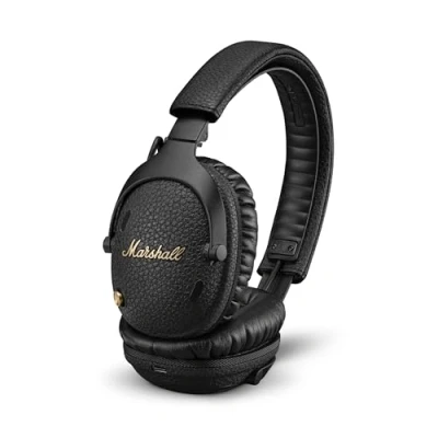 Image de Marshall Monitor III ANC Casque avec Réduction Active du Bruit, sans Fil Bluetooth, autonomie de 70 Heures Noir