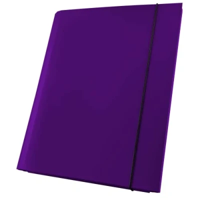 Image de Netuno 1x chemise à élastique violet A4 40mm classeur de documents avec fermeture en caoutchouc carton rabats cartonnée pour