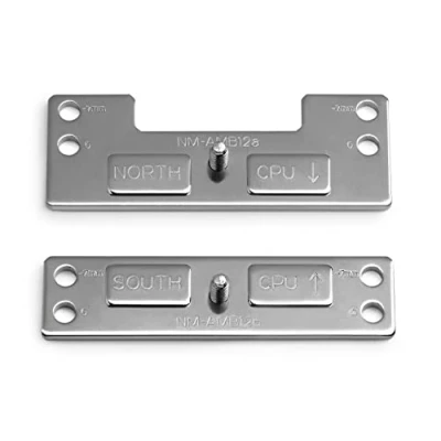 Image de Noctua NM AMB12, Barres de Fixation avec Déport pour AMD AM5 Amélioration des Performances Refroidissement (Silver)