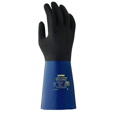 Image de Uvex 60557 10 Rubiflex S Xg35b Gant de sécurité, taille : 10, Bleu, Noir