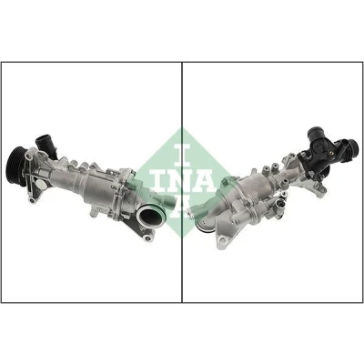 Image de INA 538 0893 10 Pompe à eau non commutable pour système dentrainement courroie trapézoïdale nervures MERCEDES BENZ: Classe C Berline