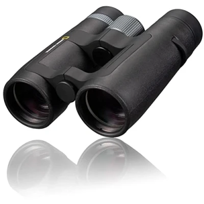 Image de National Geographic Jumelles Explorer 10 x 42 avec étui, Filetage pour trépied et Pont Ouvert spécial.