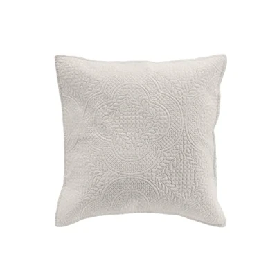 Image de douceur d&#039;intérieur, Housse de Coussin (40 x 40 cm) Romane Lin, Microfibre Unie