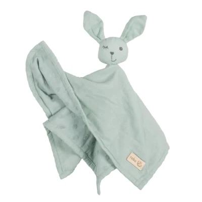 Image de roba Doudou Lapin Bio &quot;Lil Planet&quot; Certifié OEKO TEX + GOTS Coton Compagnon du Bébé Vert Givré