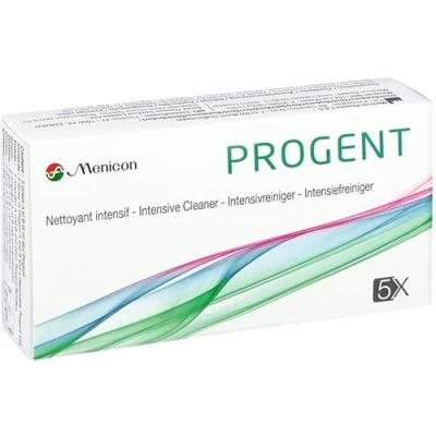 Image de Menicon Progent SP Nettoyant intensif pour lentilles de contact 5 ampoules A+B + récipient 1 x pièces