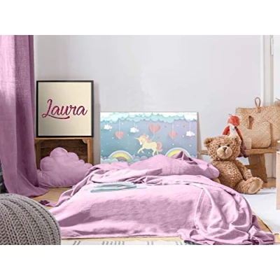 Image de Oedim Tête de lit en PVC pour Enfant Motif Licorne 135 x 60 cm