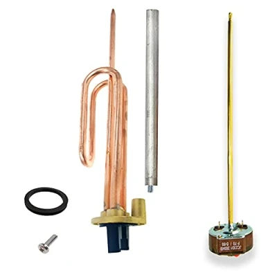 Image de GOLDMAN SERVICE Kit de réparation thermique électrique Résistance 2000 W, anode magnésium, thermostat, joint en caoutchouc, vis
