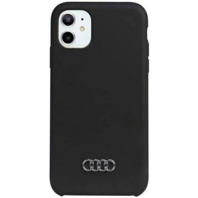 Image de Audi Coque en silicone pour iPhone 11/XR 6,1&quot; Noir rigide AU LSRIP11 Q3/D1 BK