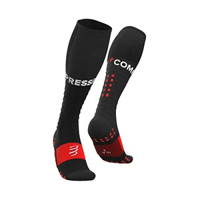 Image de COMPRESSPORT Chaussettes de Compression Full Socks Run Soutien des Muscles Running et Triathlon Pour Entraînement Compétition Ultra légère