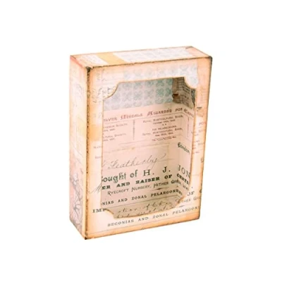 Image de Sizzix Matrice de découpe Bigz XL/Framelits 664419 Boîte Curieuse Tim Holtz, Multicolore, Taille unique