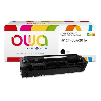 Image de Armor CF400A Toner laser Remanufacturée compatible avec Imprimante HP Color LaserJet Noir
