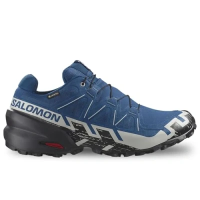 Image de SALOMON Chaussures Speedcross 6 Gore Tex Code 477649 Bleu, Bleu Noir Gris, 42 EU