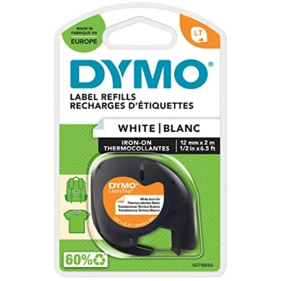 Image de Dymo 18769 (S0718850) (12 mm) Noir sur blanc Ruban