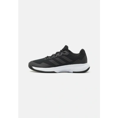 Image de adidas Performance Gamecourt Chaussures de tennis pour terrebattueerre battue, Homme, Taille: 38 2/3, Black/grey