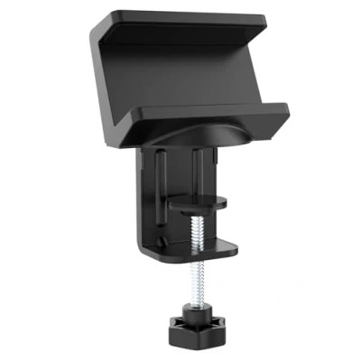 Image de MaxTrack NVZ2L Pince de Table pour multiprise Support Table, multiprises ou hubs USB 50 à 70 mm Large, Bureau, Coussinets Protection en Silicone,