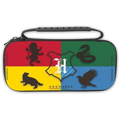 Image de Harry Potter Sacoche XL pour Switch et Oled Multicolore 4 Maisons