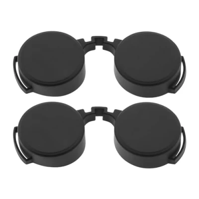 Image de VGOL Lot de 2 cache oculaires en caoutchouc 41 à 42 mm Protection contre la pluie Accessoires compatibles avec jumelles 8 x 10 12 Noir
