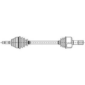 Image de METELLI 17 0522 Arbre de transmission 596 90 CITROËN: Berlingo / First I, I Van
