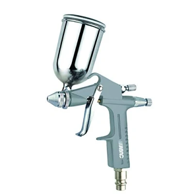 Image de ABAC G 542F Pistolet à Peinture, Aérographe avec Réservoir de Peinture 100ml, Buse 0,8 mm, Pression Max 3 Bar