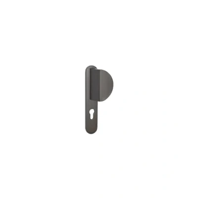Image de Fth thirard Poignee demi paliere pour serrure de securite a poser en applique tribando sans label Coloris.Marron