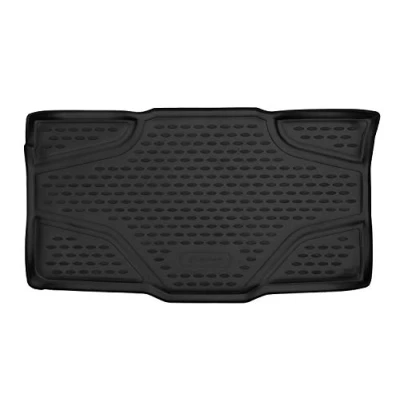 Image de Element Tapis de Coffre Bac Protection Antiderapant en Caoutchouc sur Mesure Fiat Panda Mk3 2012 , Noir