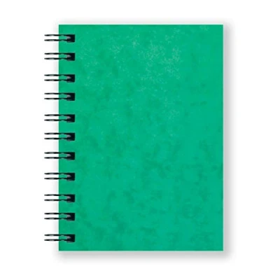 Image de Silvine Luxpad SPA6 Carnet de notes à couverture rigide double fil A6 200 pages lignées et en carton pressé durable