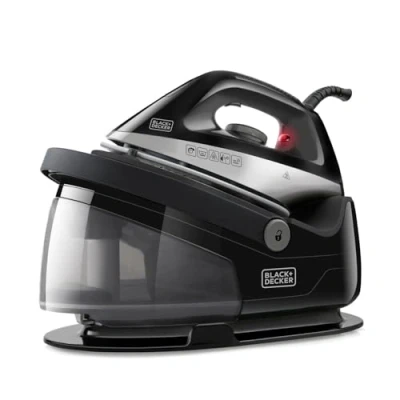 Image de BLACK+DECKER BXSS22000E Centrale Vapeur, Débit de vapeur 120g/min, réservoir 1.4L, chauffage rapide, semelle en céramique