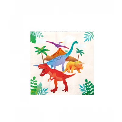 Image de Serviettes de table Dino World 16 pièces