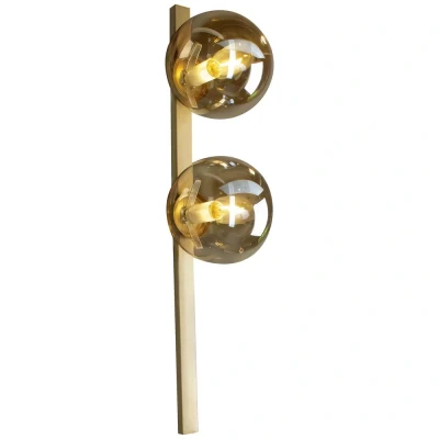 Image de Eco Light Applique Pluton à deux lampes, dorée