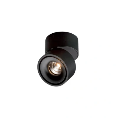 Image de Antidark Easy W100 LED Spot monté en surface w/Hole 2700K Black
